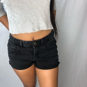 Black American eagle shorts